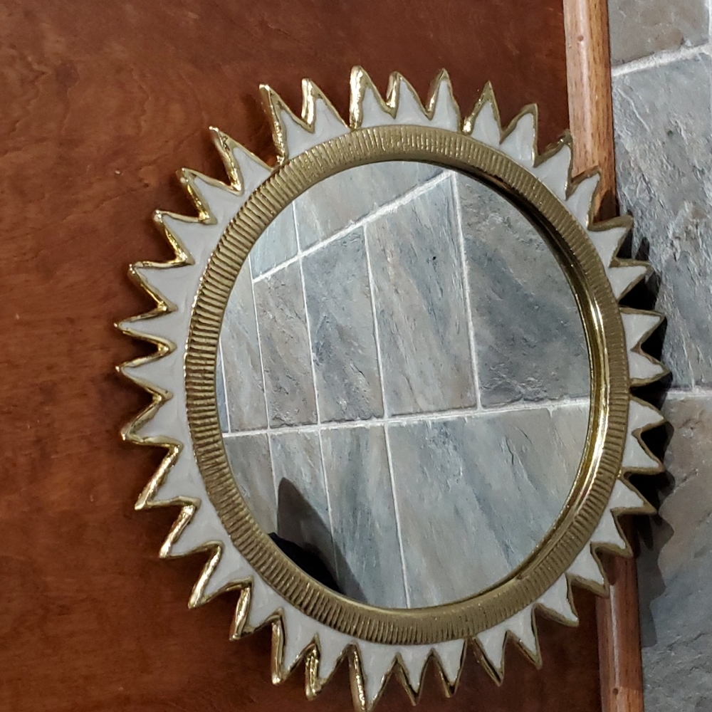 Sun Burst Cast Wall Mirror Brass - Opalhouse designed with Jungalow - Picture 3 of 4